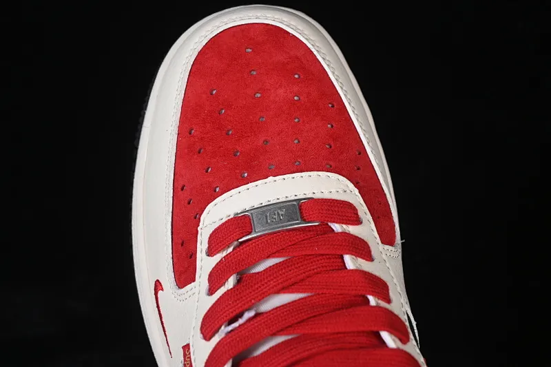 All categories Nk Air Force 1 Air Force series Nk Air Force 1 Low Air Force low-top Nike Air Force 1'07 Low Year of the Horse limited edition Red and black luck Air Force 1 low-top casual sneakers XD0028-011